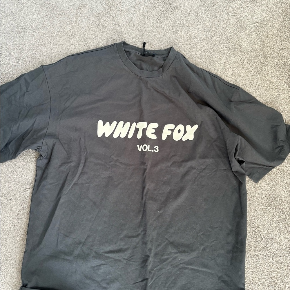 Gray White Fox T-Shirt